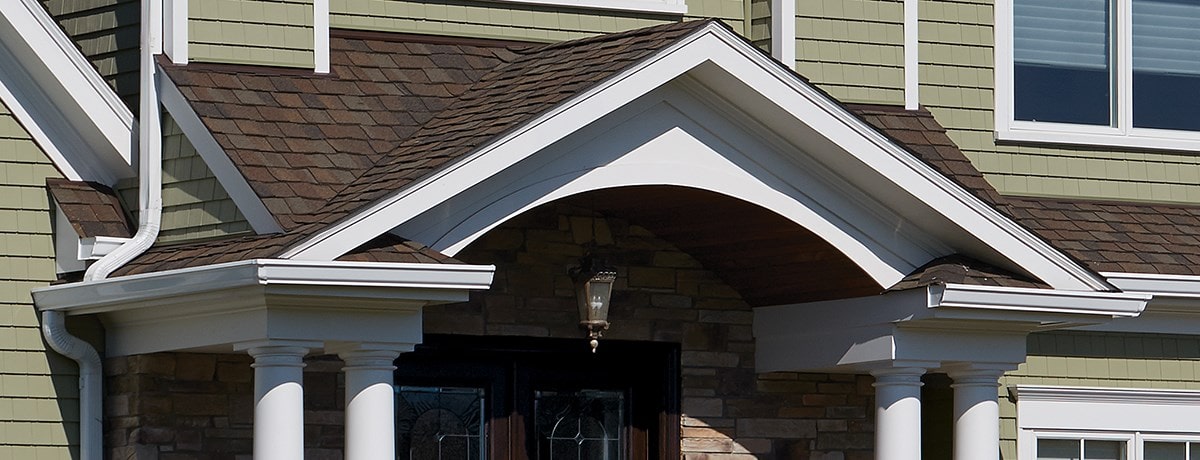 House with restoration millwork